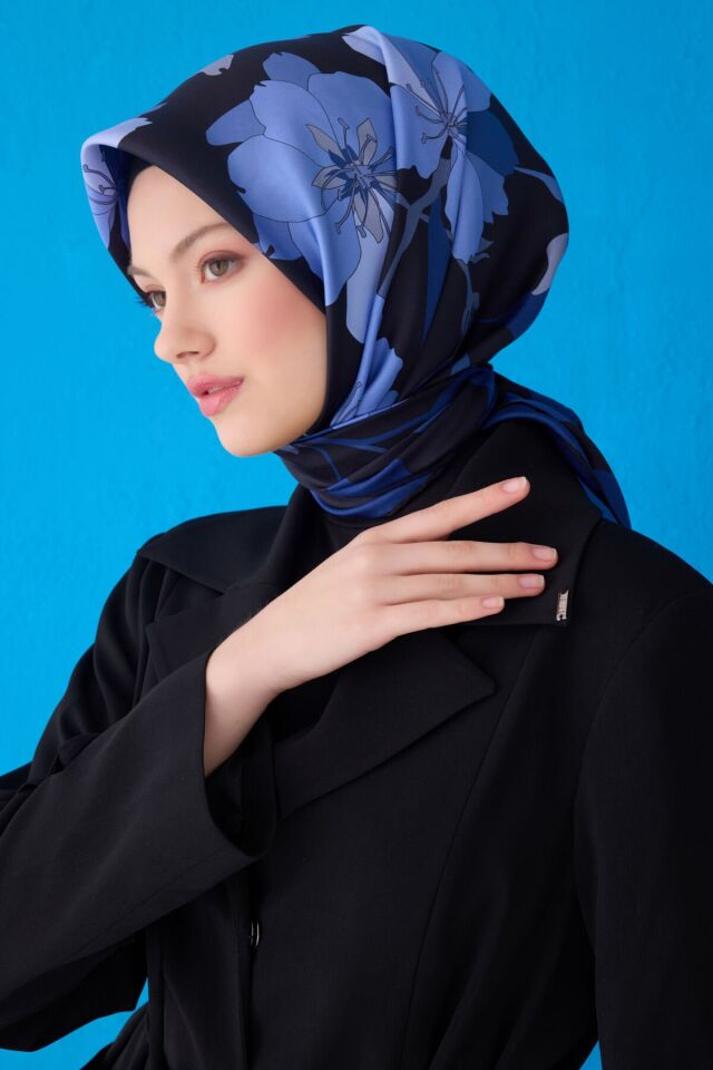 Belli İpek Eşarp 2025 İlkbahar-Yaz - 4100D-32- Tivil