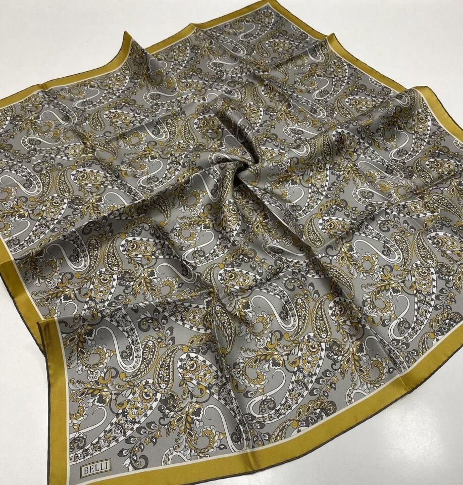 Belli İpek Eşarp 2025 İlkbahar-Yaz - 4101D-03- Sura