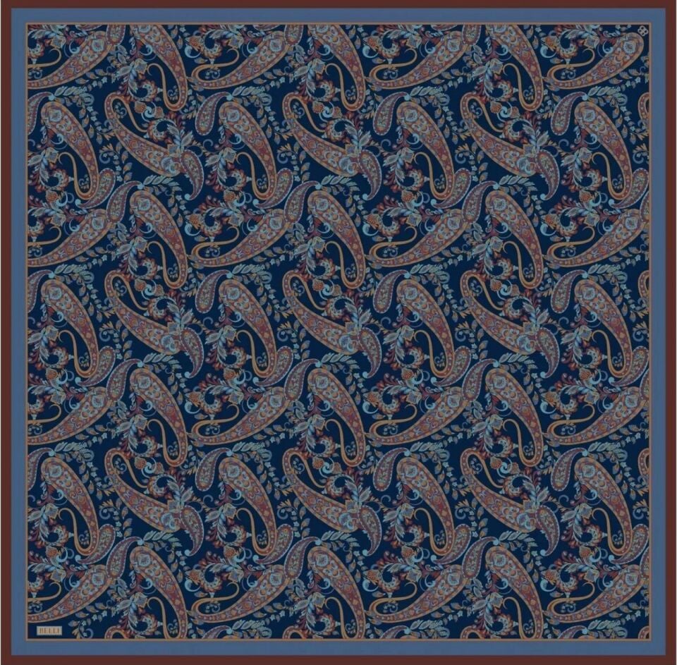 Belli İpek Eşarp 2025 İlkbahar-Yaz - 4101D-04- Tivil