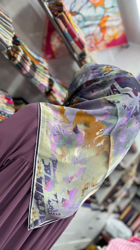 Aker İpek Eşarp - 2025 İlkbahar-Yaz - 8989701-392 - Sura