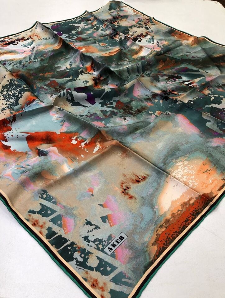 Aker İpek Eşarp - 2025 İlkbahar-Yaz - 8989701-351 - Sura