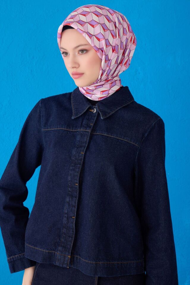 Belli İpek Eşarp 2025 İlkbahar-Yaz - 4112D-53- Tivil