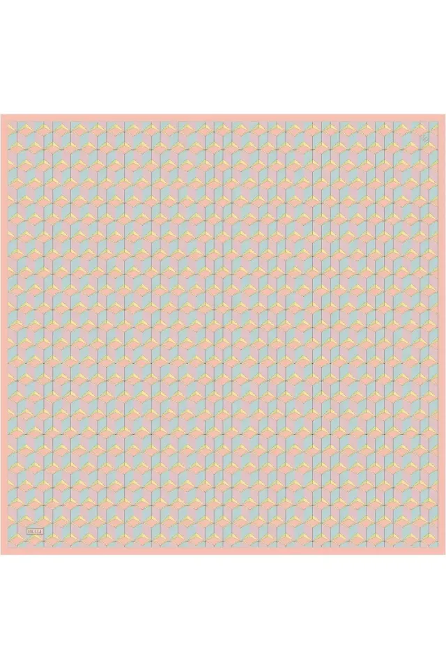 Belli İpek Eşarp 2025 İlkbahar-Yaz - 4112D-02- Tivil