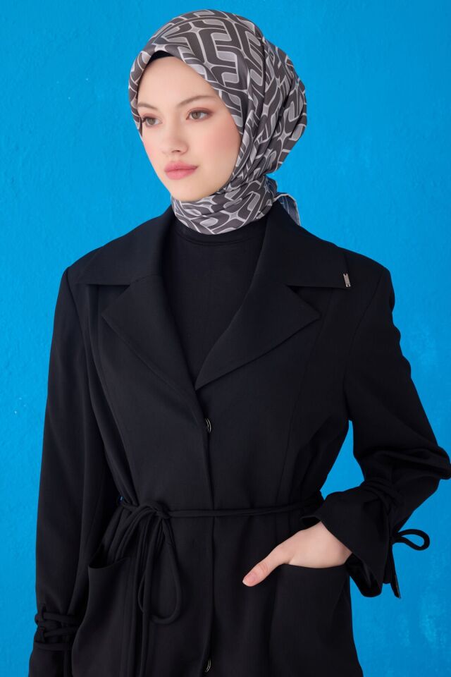 Belli İpek Eşarp 2025 İlkbahar-Yaz - 4118D-87 - Tivil