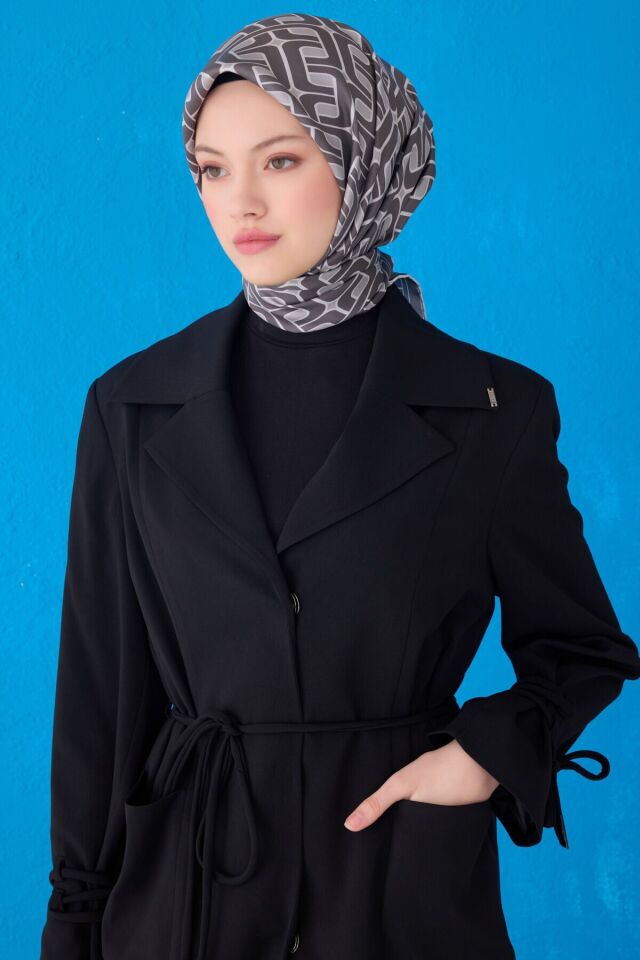 Belli İpek Eşarp 2025 İlkbahar-Yaz - 4118D-87 - Tivil