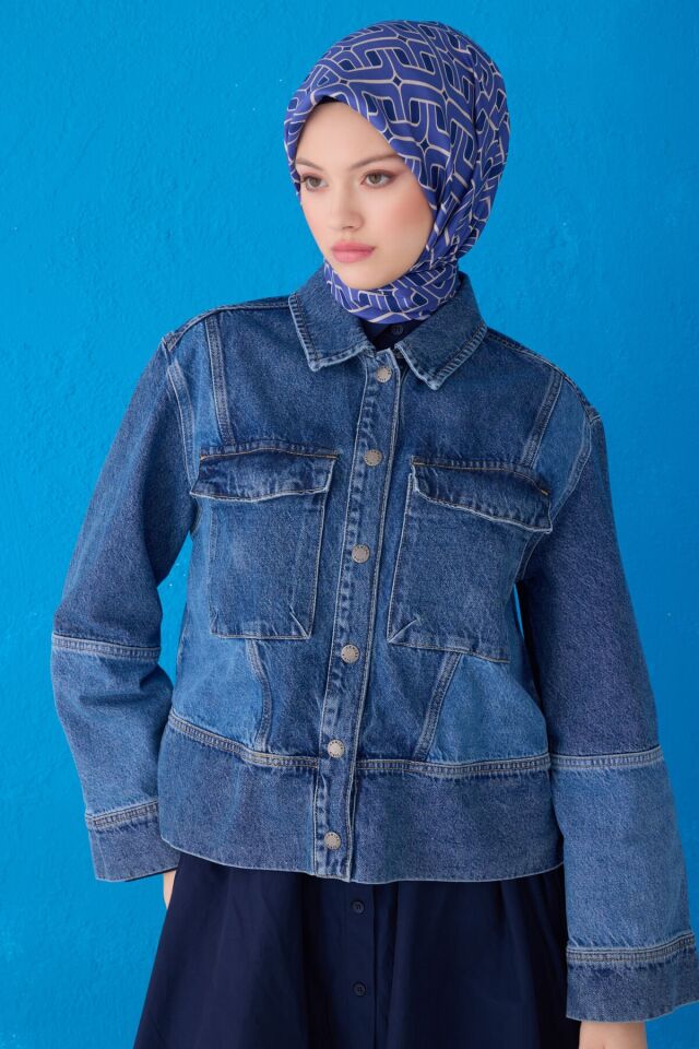 Belli İpek Eşarp 2025 İlkbahar-Yaz - 4118D-02- Tivil