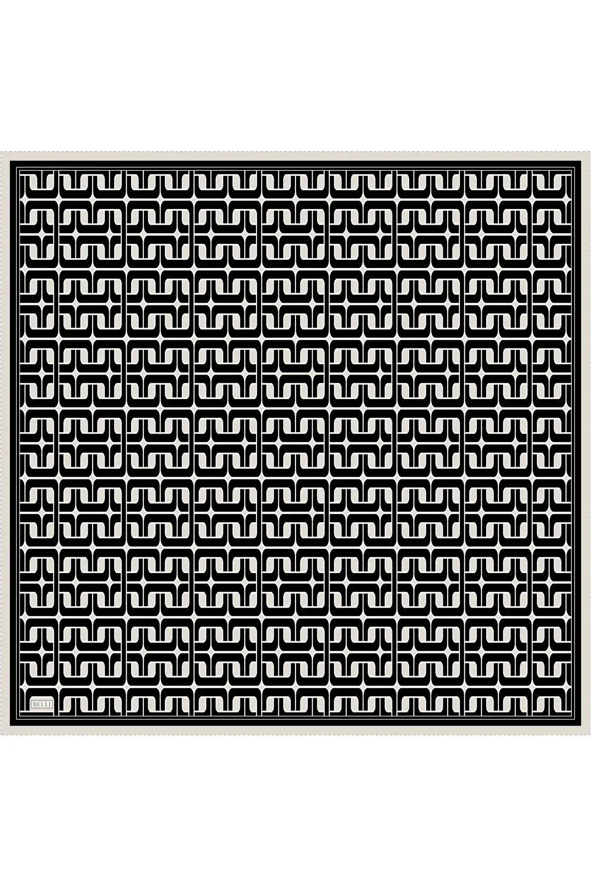 Belli İpek Eşarp 2025 İlkbahar-Yaz - 4118D-09- Tivil