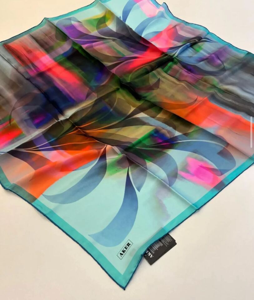 Aker İpek Eşarp - 2025 İlkbahar-Yaz - 9043701-322 - Sura