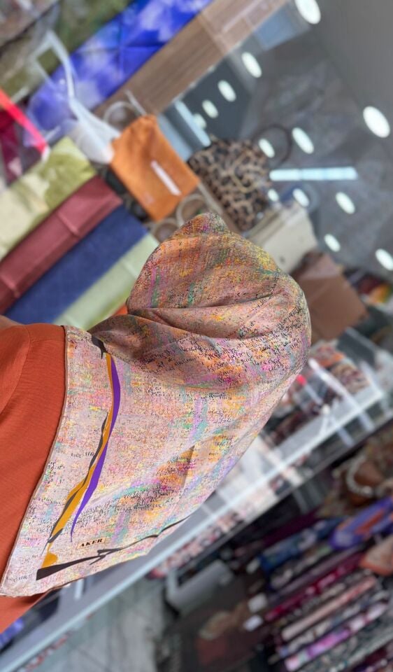 Aker İpek Eşarp - 2025 İlkbahar-Yaz - 8973701-351 - Sura