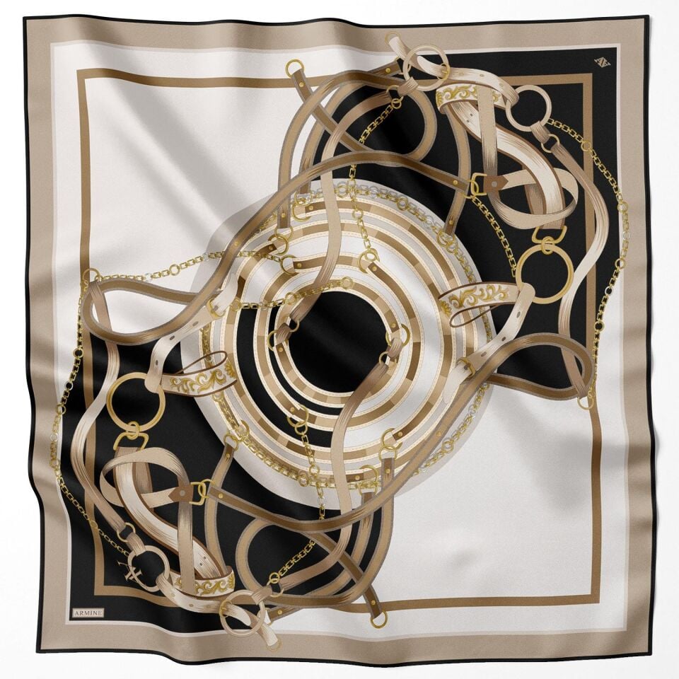 Armine İpek Eşarp 2025 İlkbahar-Yaz - 9315D-03 - Tivil