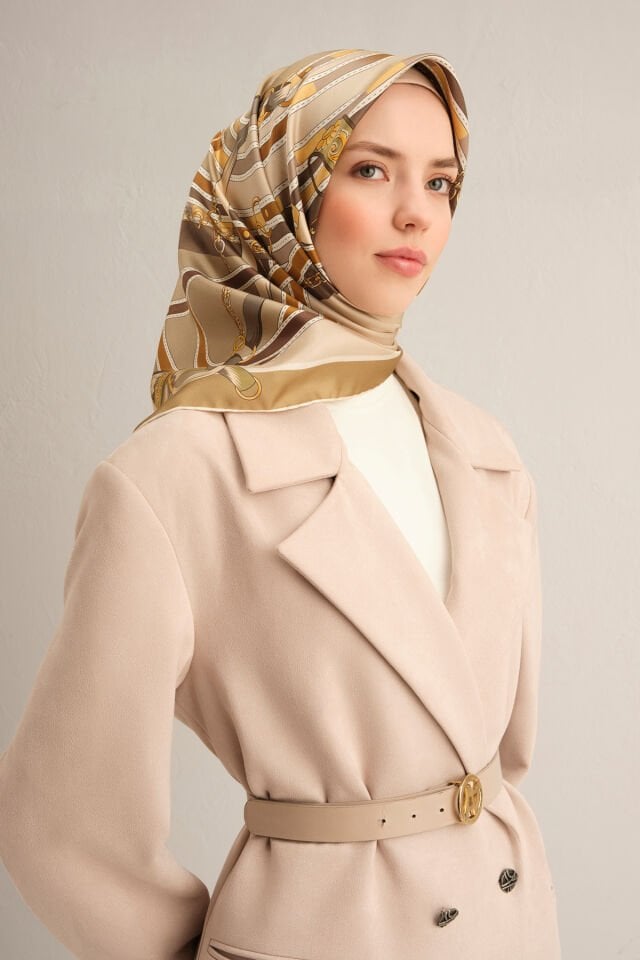 Armine İpek Eşarp 2025 İlkbahar-Yaz - 9315D-34 - Tivil