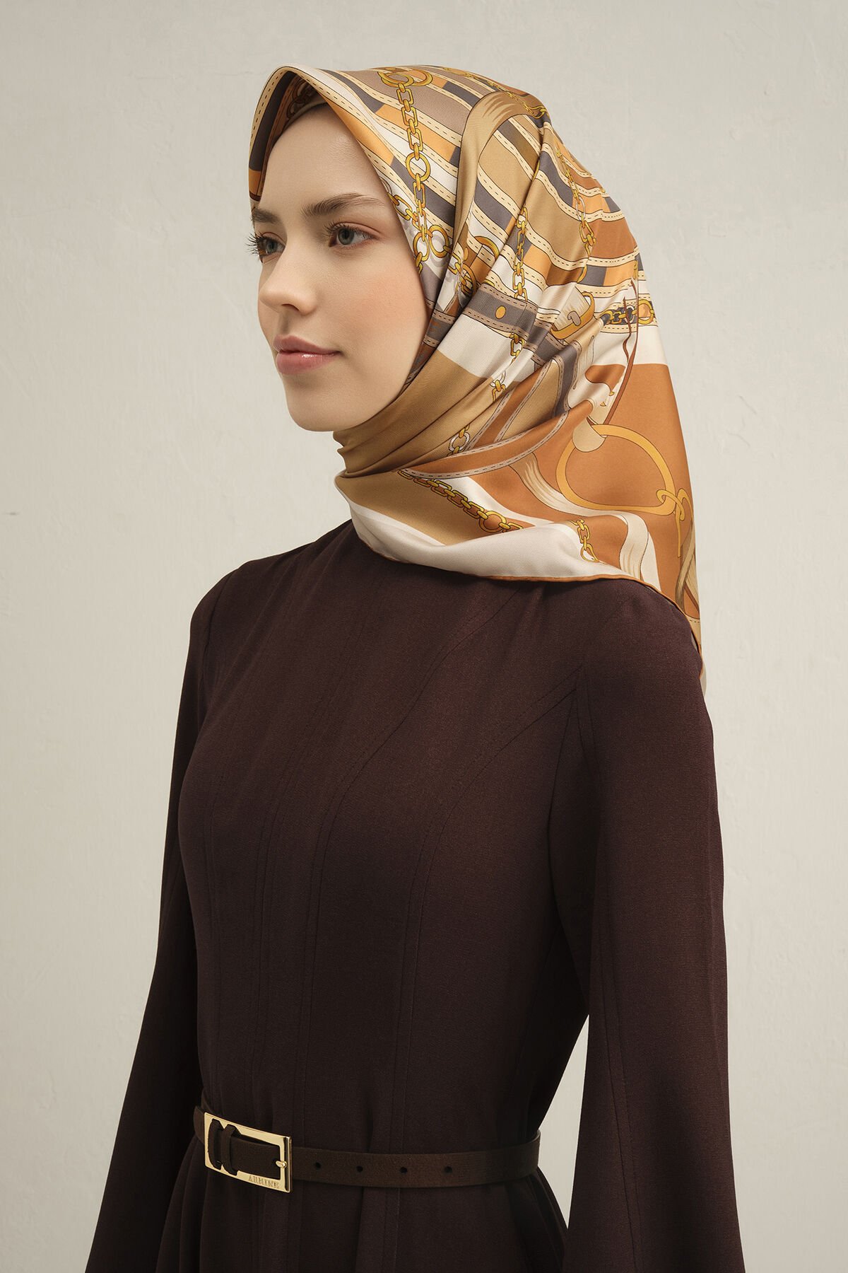 Armine İpek Eşarp 2025 İlkbahar-Yaz - 9315D-01 - Tivil