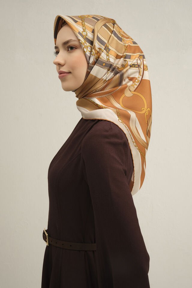 Armine İpek Eşarp 2025 İlkbahar-Yaz - 9315D-01 - Tivil