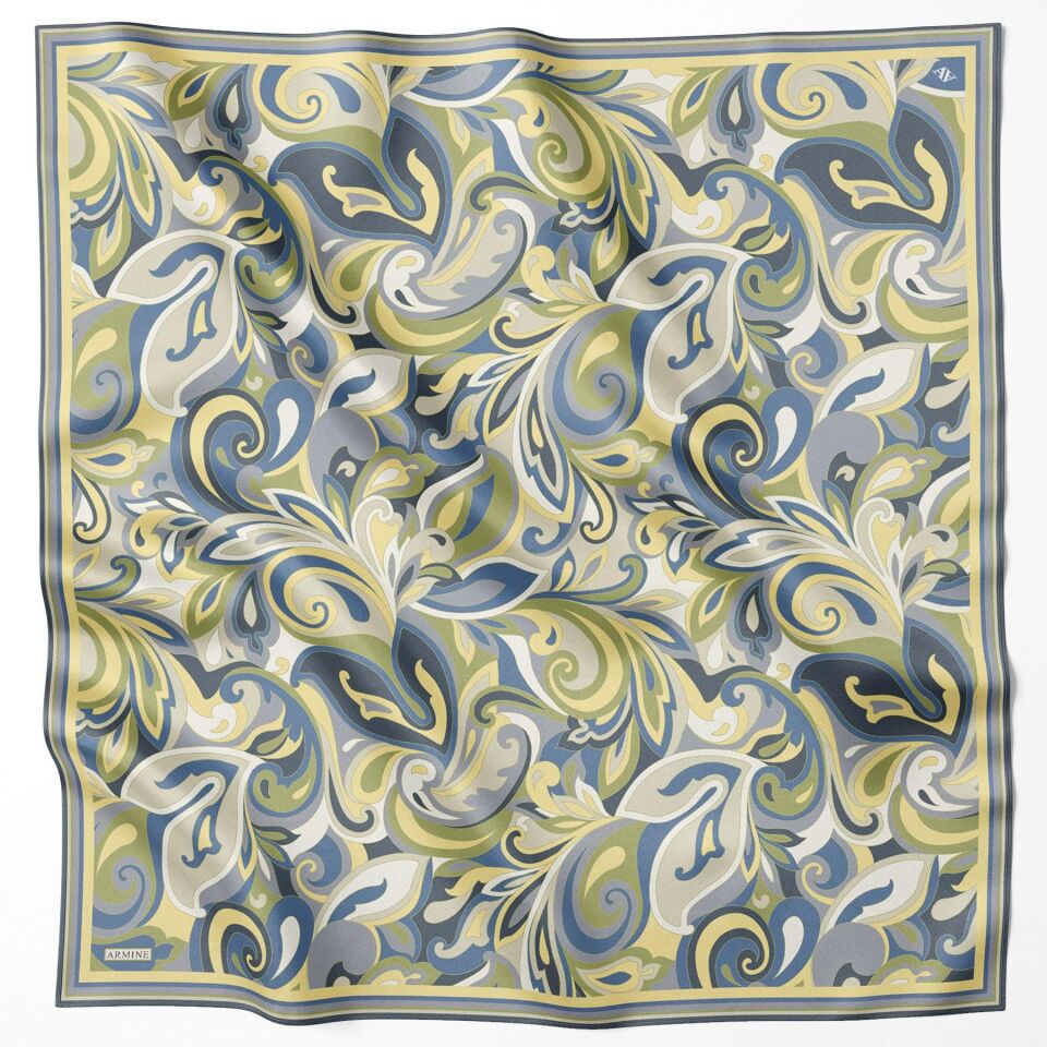 Armine İpek Eşarp 2025 İlkbahar-Yaz - 9323D-80 - Sura