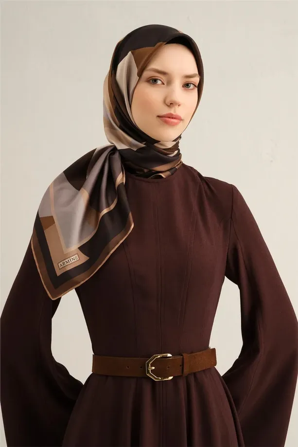 Armine İpek Eşarp 2025 İlkbahar-Yaz - 9331D-59 - Tivil