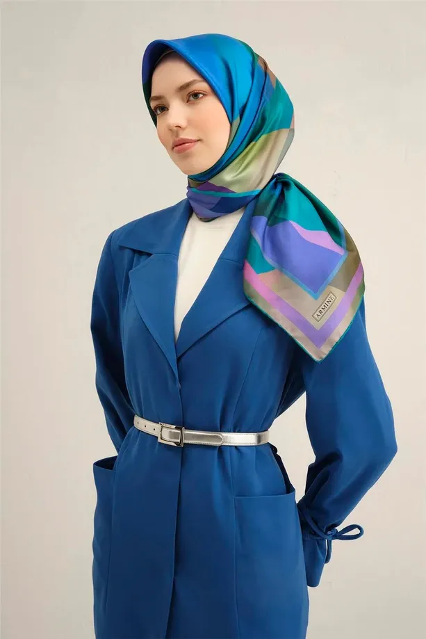 Armine İpek Eşarp 2025 İlkbahar-Yaz - 9331D-81 - Tivil