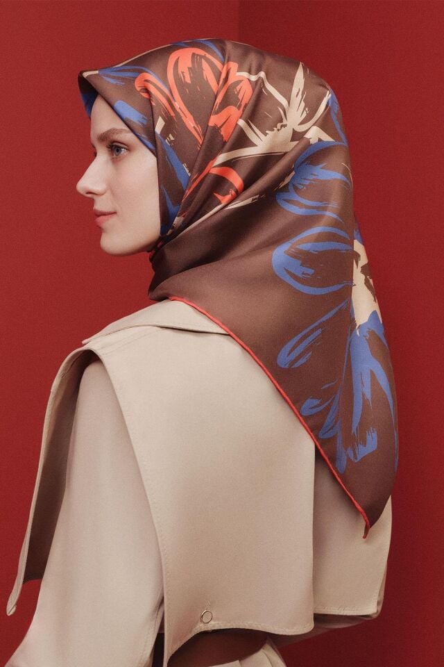Armine İpek Eşarp 2025 İlkbahar-Yaz - 9322D-84 - Sura