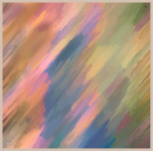 Armine İpek Eşarp 2025 İlkbahar-Yaz - 9308D-09 - Tivil