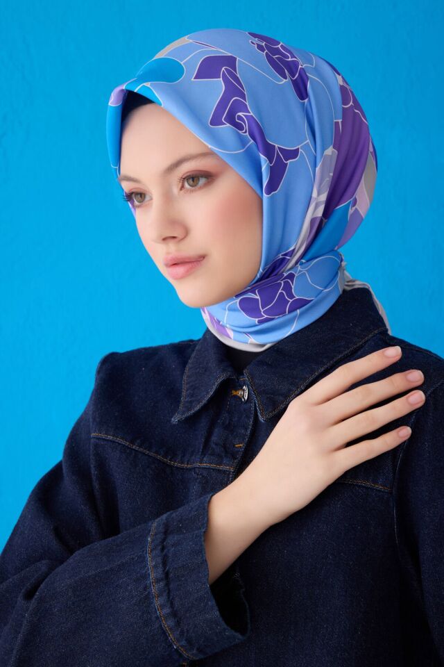 Belli İpek Eşarp 2025 İlkbahar-Yaz - 4127D-36 - Tivil