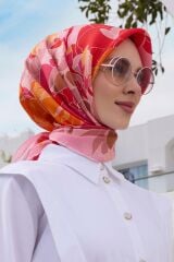 Belli İpek Eşarp 2025 İlkbahar-Yaz - 4127D-35 - Tivil