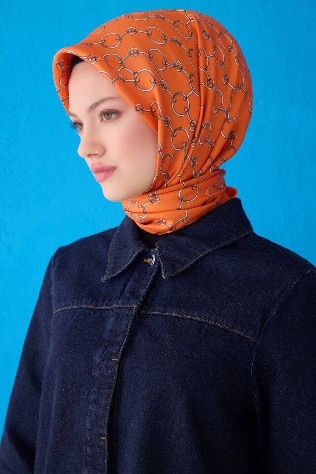 Belli İpek Eşarp 2025 İlkbahar-Yaz - 4109D-34 - Tivil
