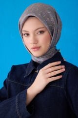 Belli İpek Eşarp 2025 İlkbahar-Yaz - 4109D-54- Tivil