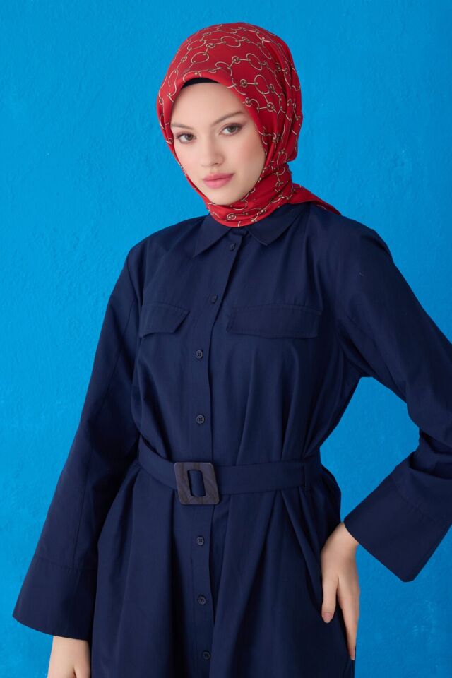 Belli İpek Eşarp 2025 İlkbahar-Yaz - 4109D-85- Tivil