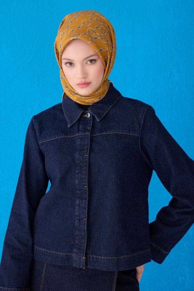 Belli İpek Eşarp 2025 İlkbahar-Yaz - 4109D-33- Tivil