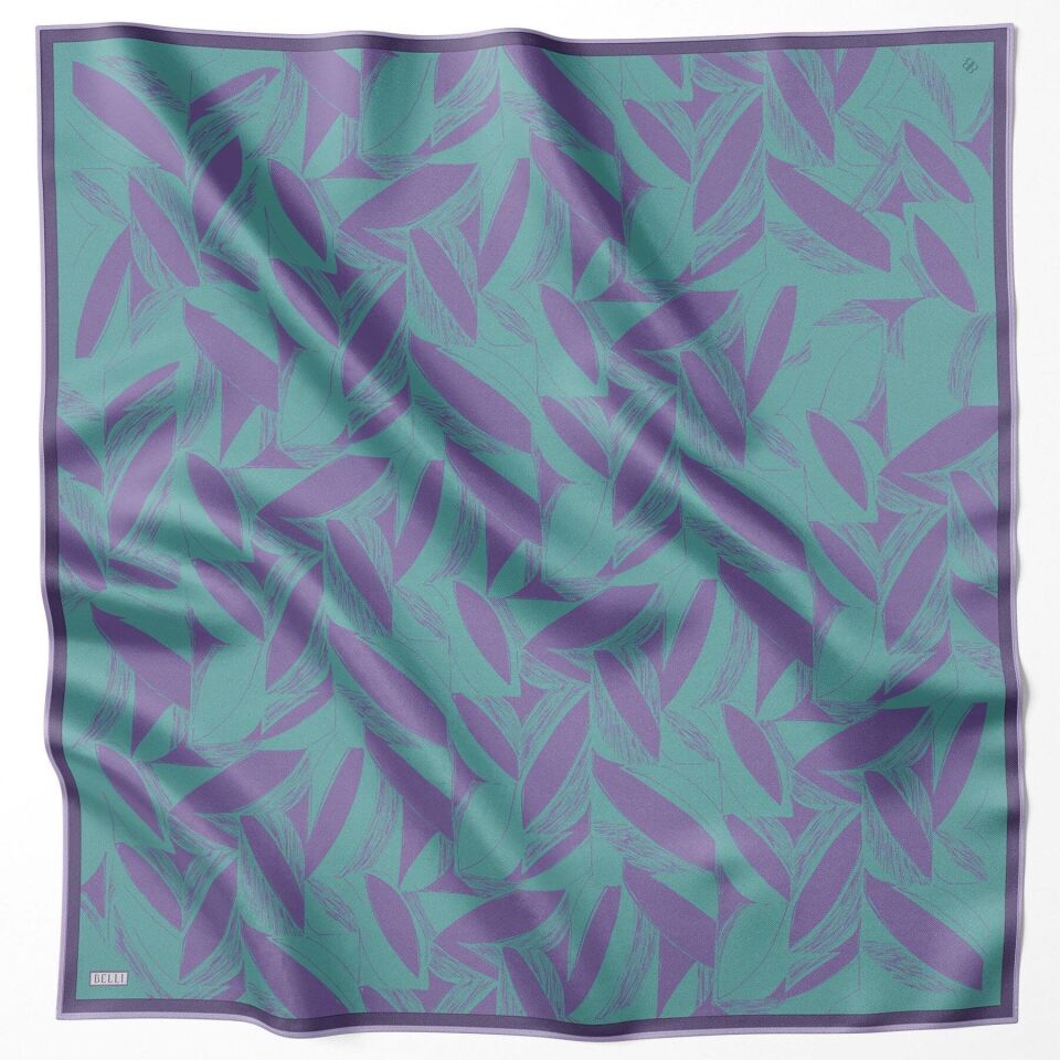 Belli İpek Eşarp 2025 İlkbahar-Yaz - 4123D-36 - Tivil