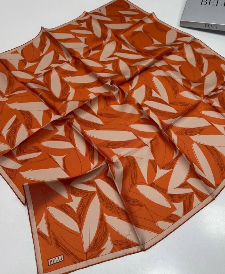 Belli İpek Eşarp 2025 İlkbahar-Yaz - 4123D-59 - Tivil