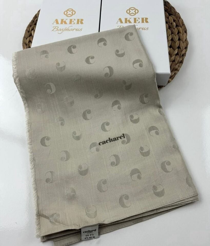 Cacharel Pamuk İpek Şal Bej 8936981-933