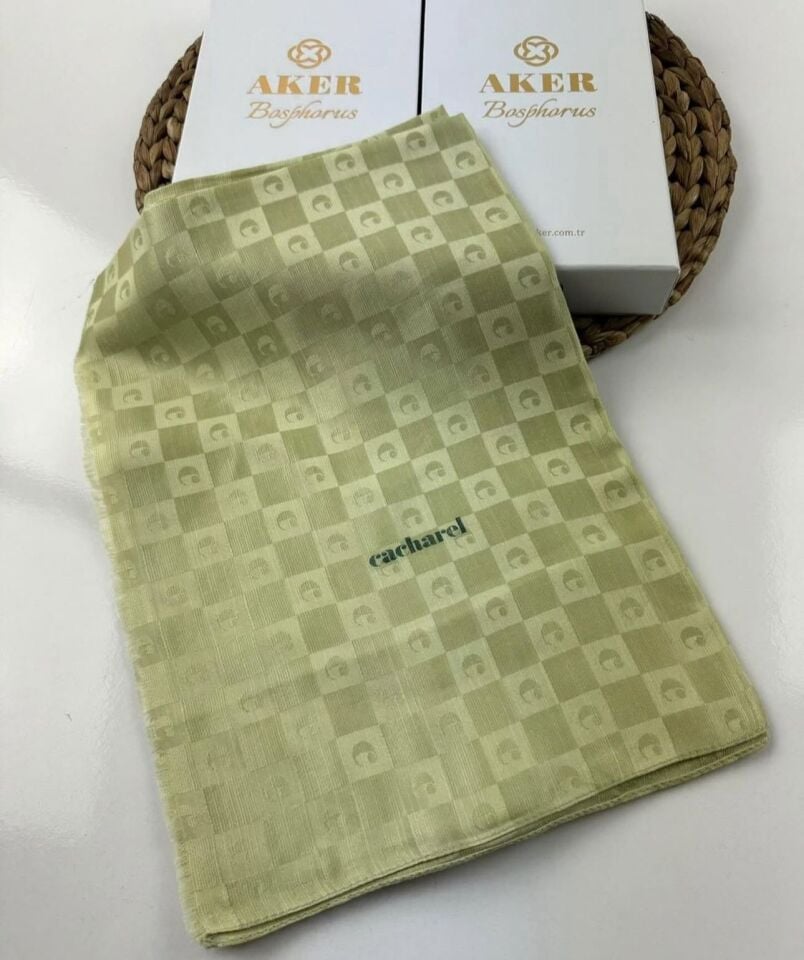 Cacharel Pamuk İpek Şal Açık Yeşil 8936983-954