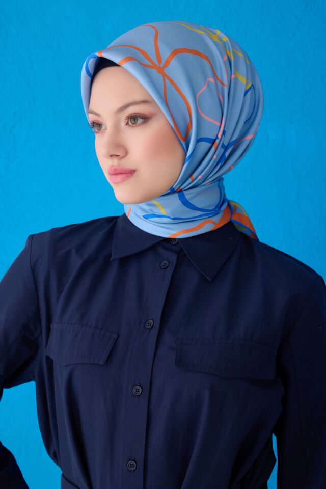 Belli İpek Eşarp 2025 İlkbahar-Yaz - 4113D-01 - Sura