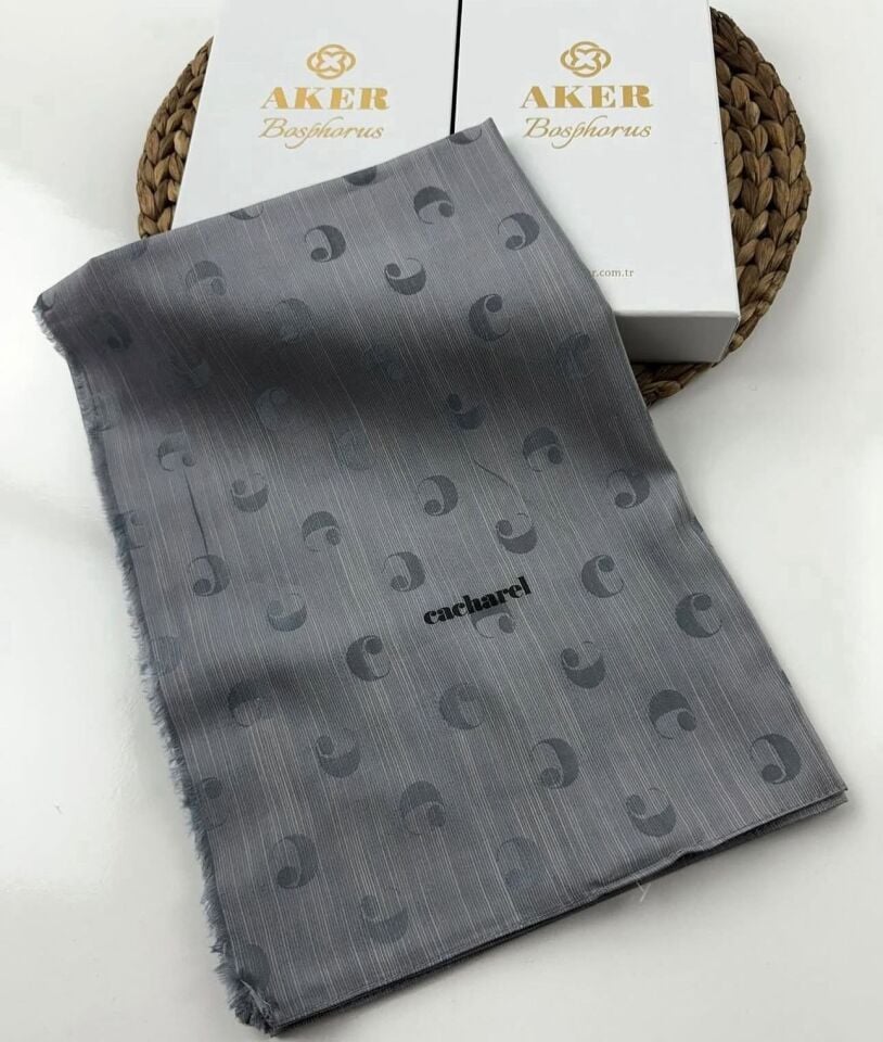 Cacharel Pamuk İpek Şal Antrasit 8936981-974