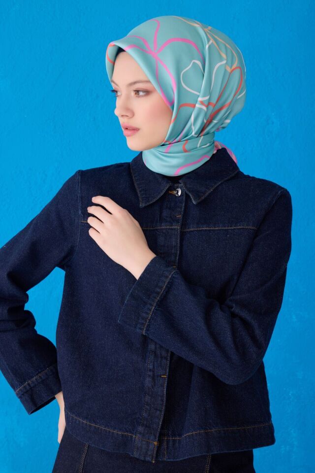 Belli İpek Eşarp 2025 İlkbahar-Yaz - 4113D-36 - Sura