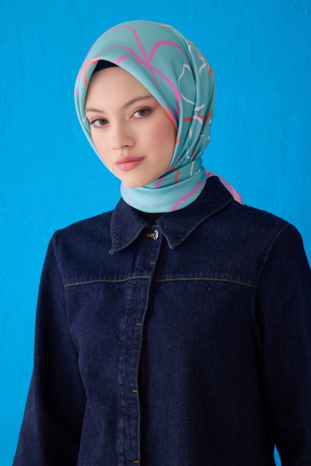 Belli İpek Eşarp 2025 İlkbahar-Yaz - 4113D-36 - Sura