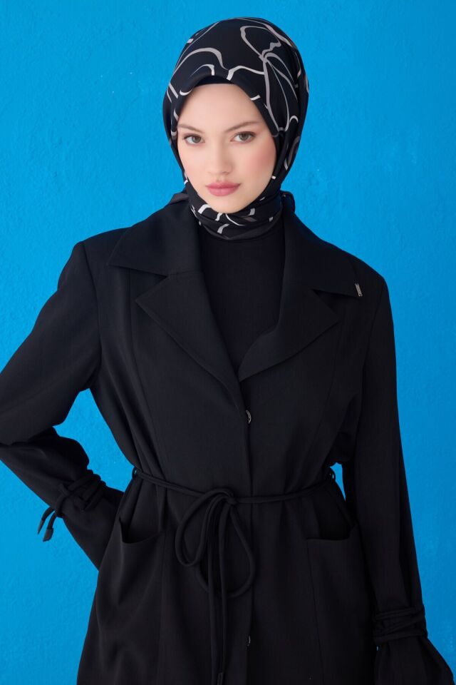 Belli İpek Eşarp 2025 İlkbahar-Yaz - 4113D-57- Tivil