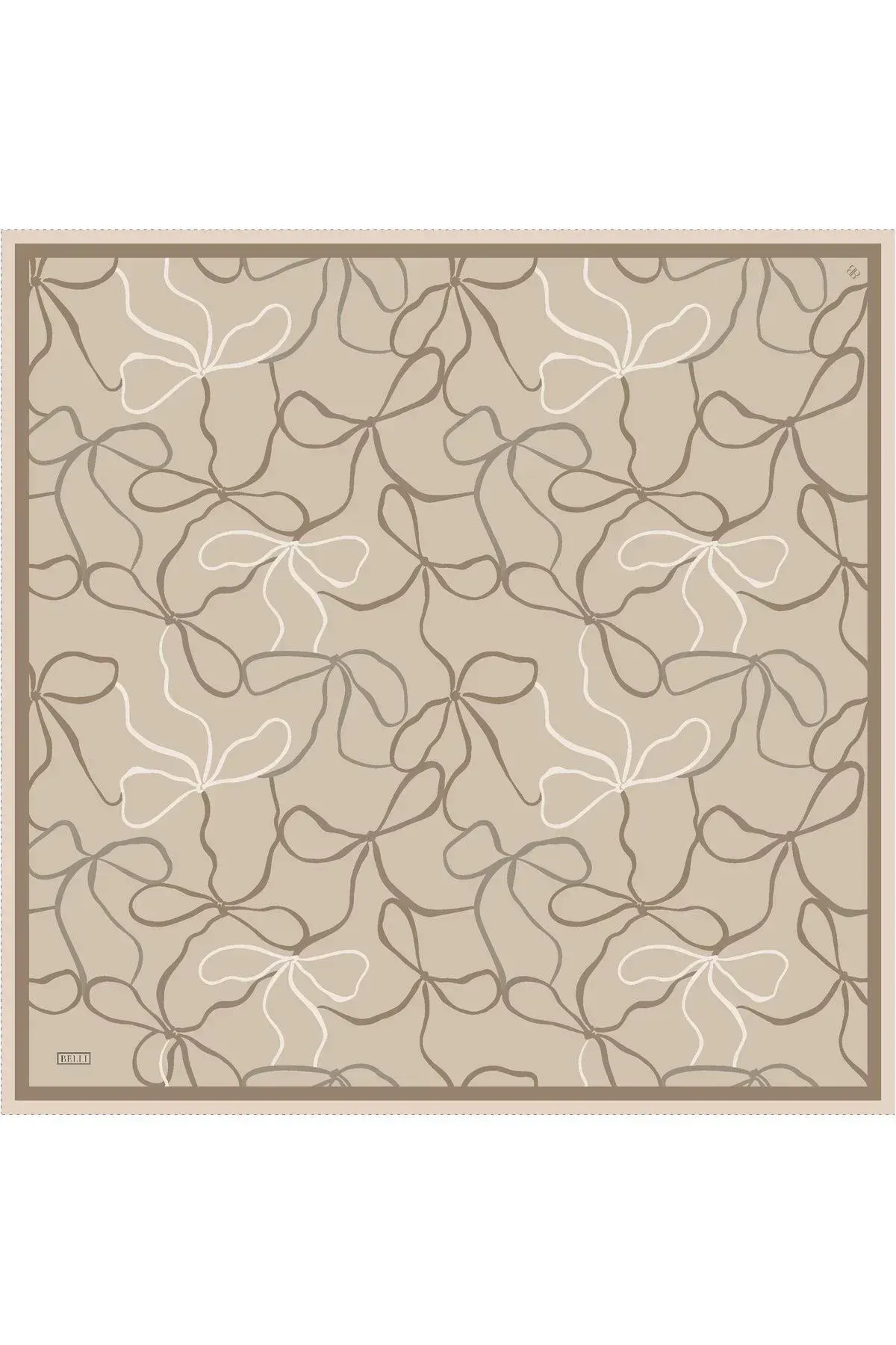 Belli İpek Eşarp 2025 İlkbahar-Yaz - 4113D-58-Sura