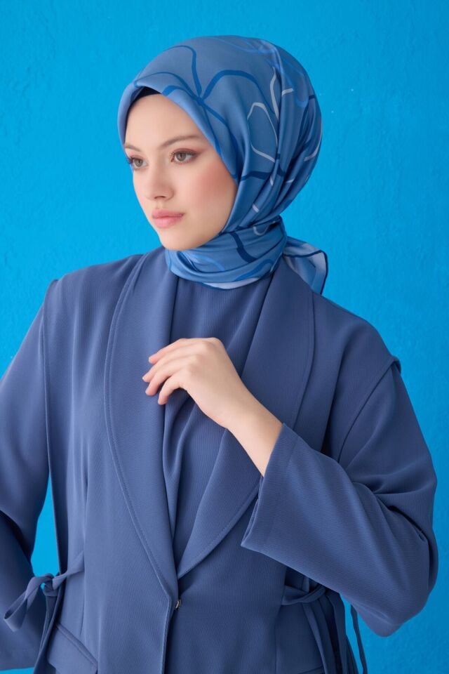 Belli İpek Eşarp 2025 İlkbahar-Yaz - 4113D-86-Sura