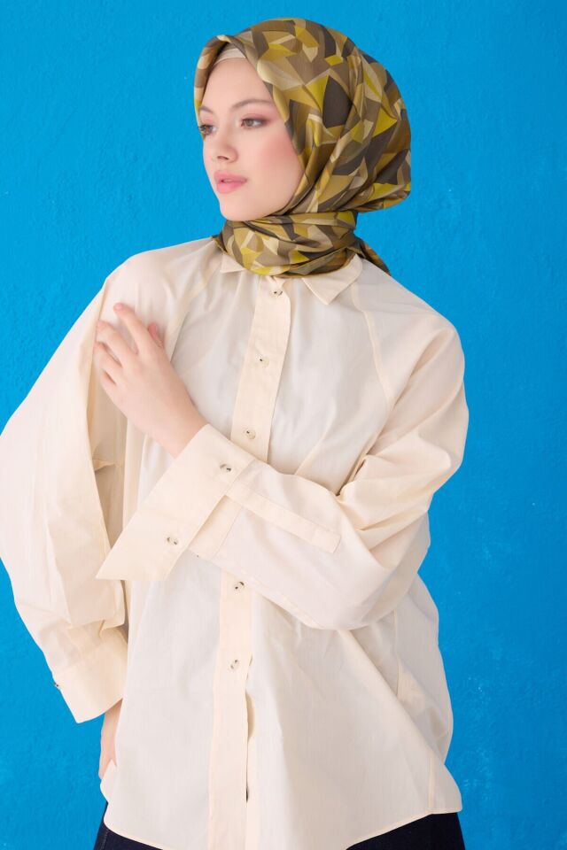 Belli İpek Eşarp 2025 İlkbahar-Yaz - 4106D-80-Sura