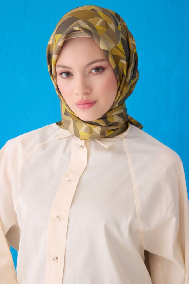 Belli İpek Eşarp 2025 İlkbahar-Yaz - 4106D-80-Sura