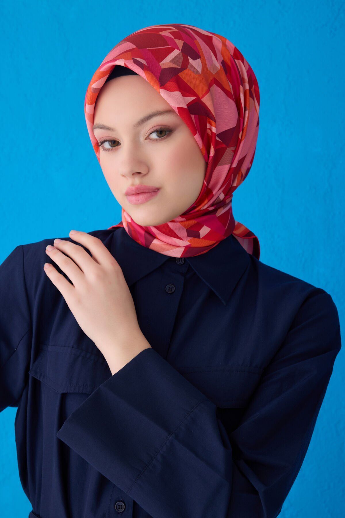 Belli İpek Eşarp 2025 İlkbahar-Yaz - 4106D-38-Sura