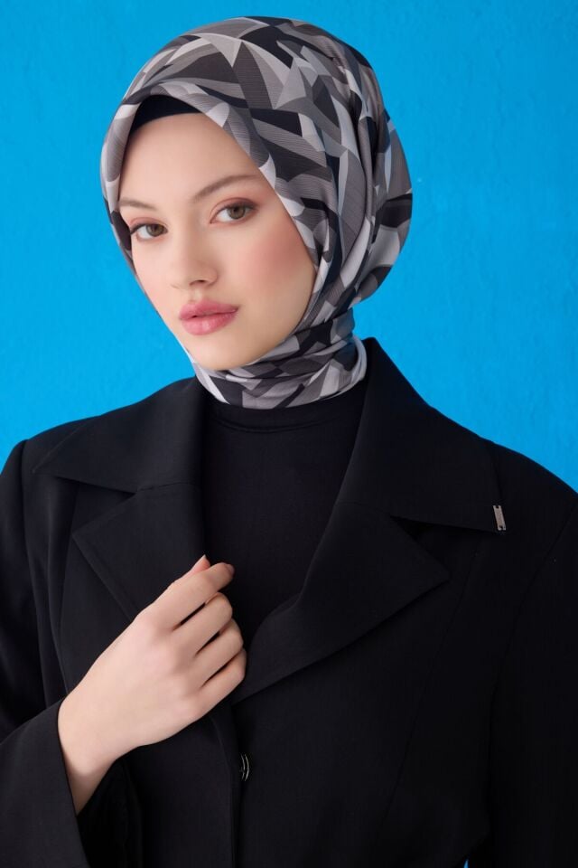 Belli İpek Eşarp 2025 İlkbahar-Yaz - 4106D-81 - Tivil