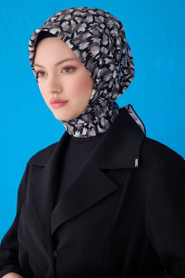 Belli İpek Eşarp 2025 İlkbahar-Yaz - 4103D-84-Tivil