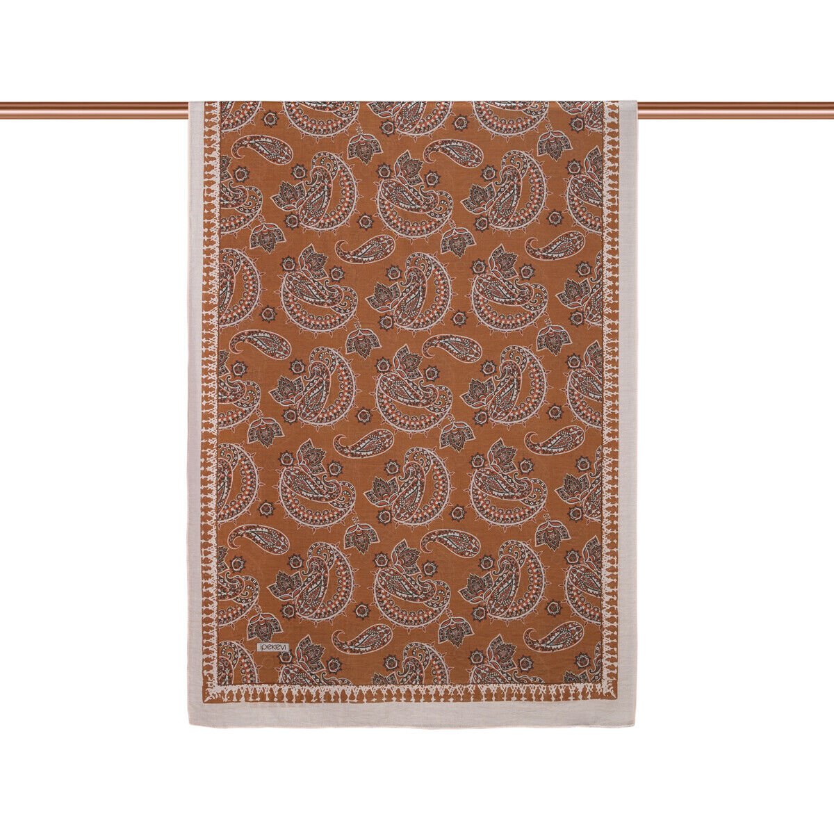 İpekevi Taş Toprak Mezopotamya Model 04 Desenli Tensel Şal 02888