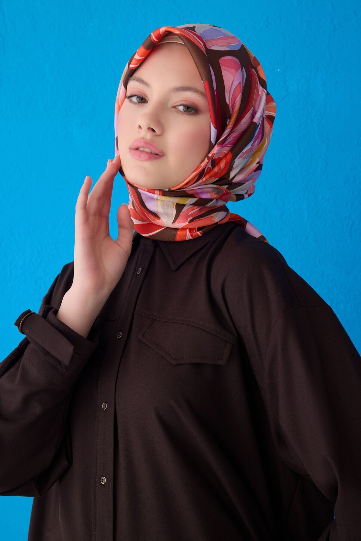 Belli İpek Eşarp 2025 İlkbahar-Yaz - 4107D-35 - Sura