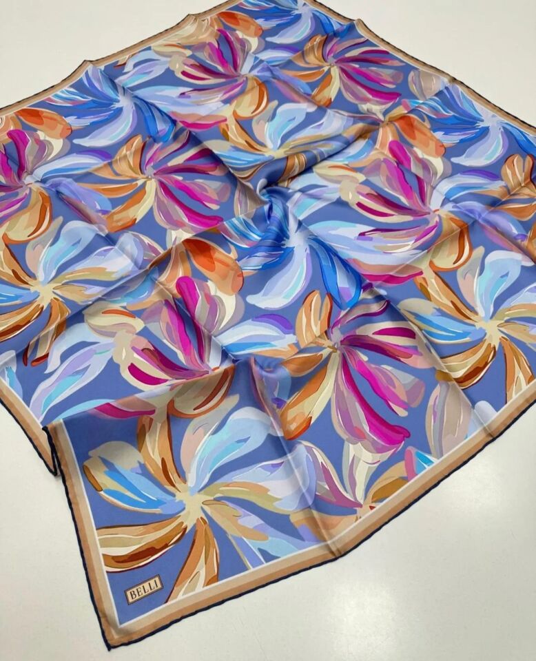 Belli İpek Eşarp 2025 İlkbahar-Yaz - 4107D-37 - Tivil