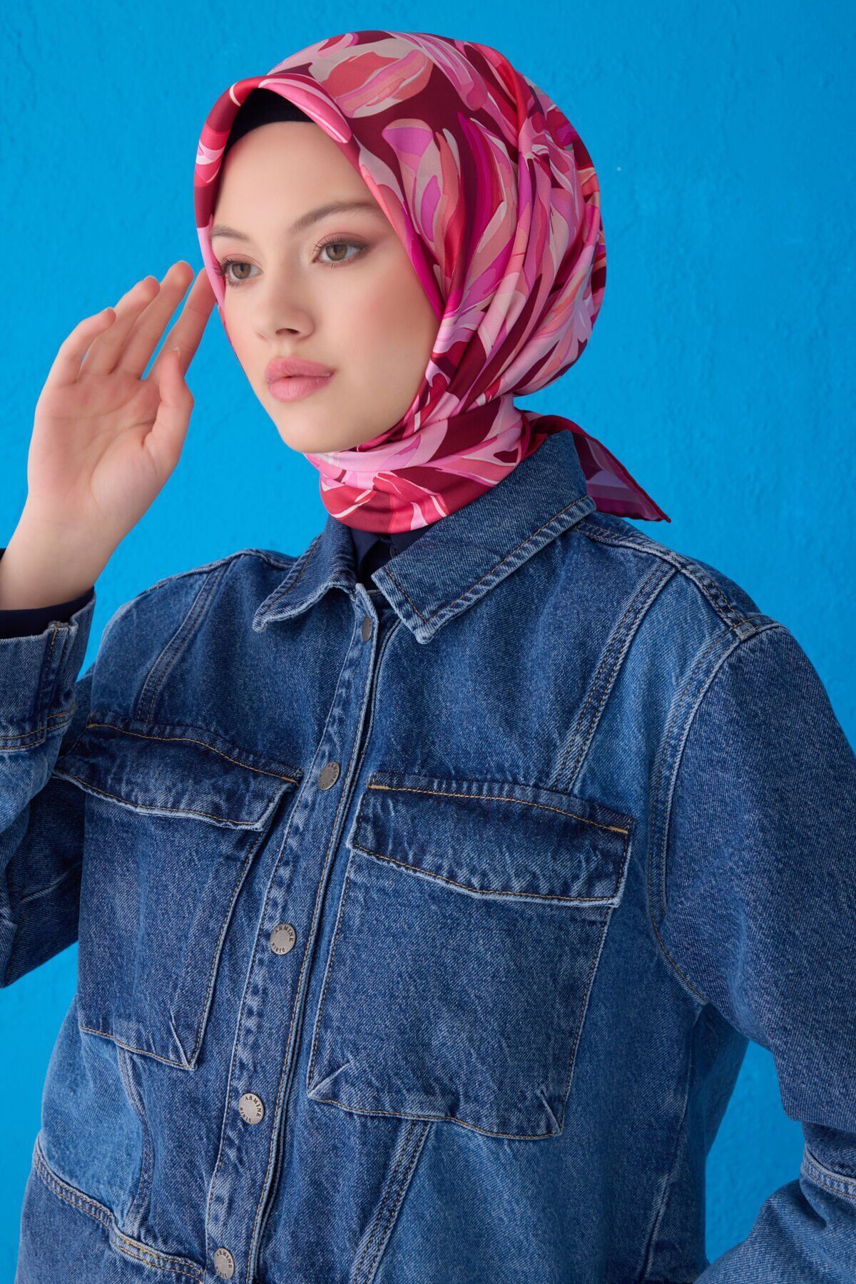Belli İpek Eşarp 2025 İlkbahar-Yaz - 4107D-83 - Sura