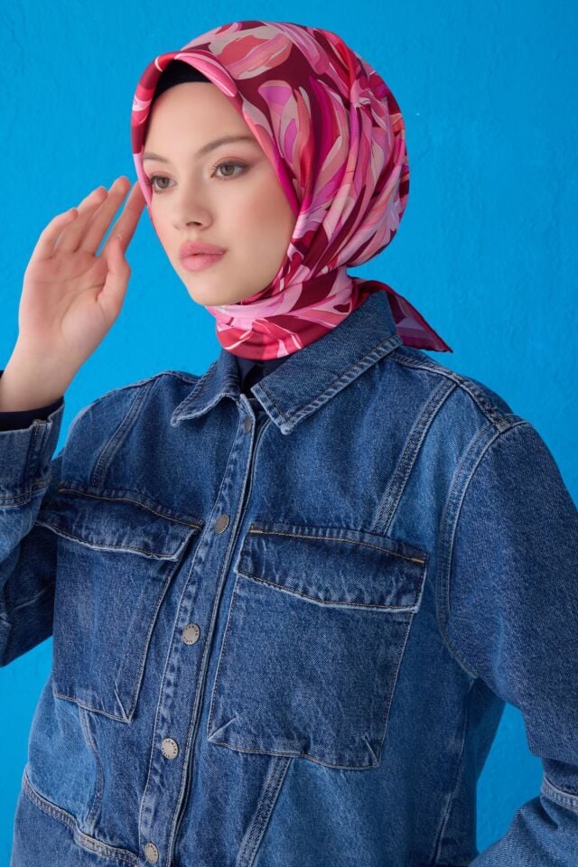 Belli İpek Eşarp 2025 İlkbahar-Yaz - 4107D-83 - Sura