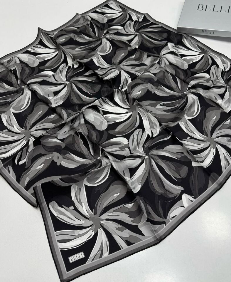 Belli İpek Eşarp 2025 İlkbahar-Yaz - 4107D-85 - Sura